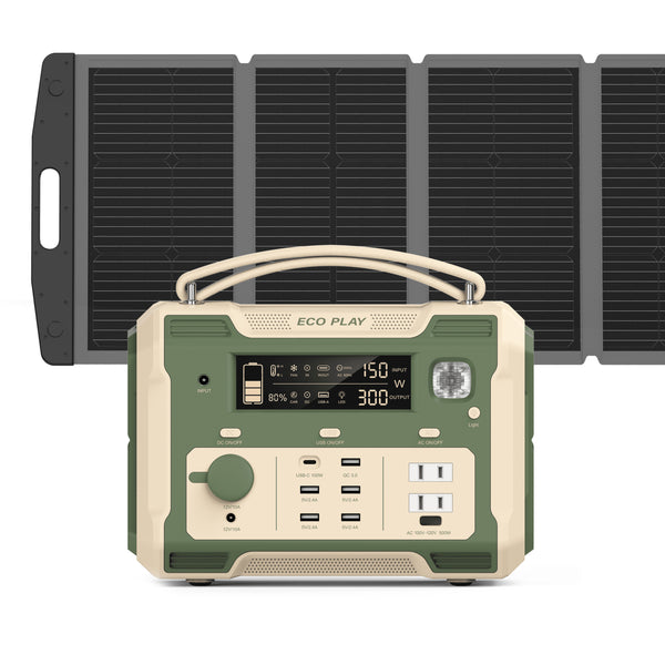 ECO PLAY EP500+ EP100PV | Solar Generator Kit