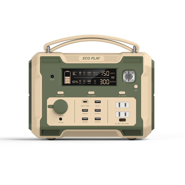 ECO PLAY  EP500 Portable Power Station | 500W | 484WH